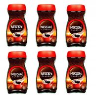 ZESTAW NESCAFE kawa rozpuszczalna CLASSIC 200g x 6 szt