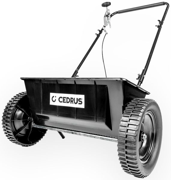 CEDRUS SP31516 SIEWNIK ROZSIEWACZ OGRODOWY DO NASION NAWOZÓW NAWOZU SOLI PIASKU 27kg / 60cm zdjęcie 1