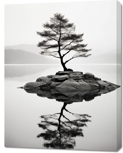 Obraz 70x90cm Samotne Drzewo zdjęcie 1