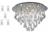 Plafon lampa 5xG9 Luca Chrom akryl Wyprzedaż -50%