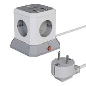 przedłużacz blitzwolf bw-ec1 4xac 2xusb-a 2xusb-c
