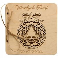 Życzenie na Boże Narodzenia Kartka na Święta