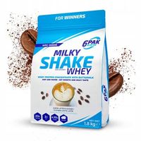 6PAK NUTRITION MILKY SHAKE WHEY 1800 G BIAŁKO WPC CAFFE LATTE