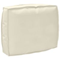 Poduszka Kremowy 50 x 40 x 12 cm Materiał Oxford