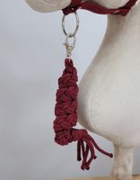 Uwiąz dla Hobby Horse ze sznurka - bordowy