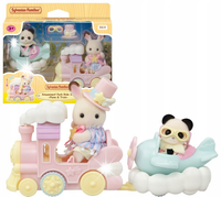 Sylvanian Families ZABAWNE POJAZDY w Parku Rozrywki zestaw z Figurkami