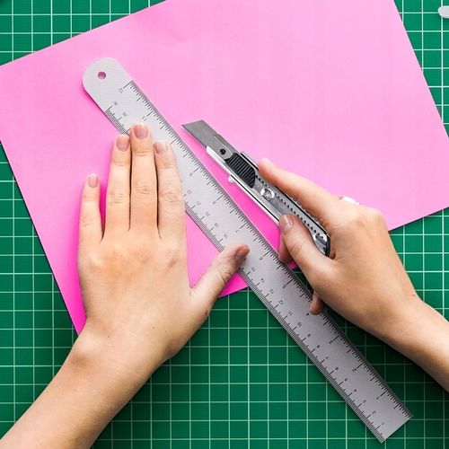 6x NÓŻ METALOWY NOŻYK TAPECIAK WYSUWANY Z OSTRZAMI OSTRZEM ŁAMANYM DO na Arena.pl