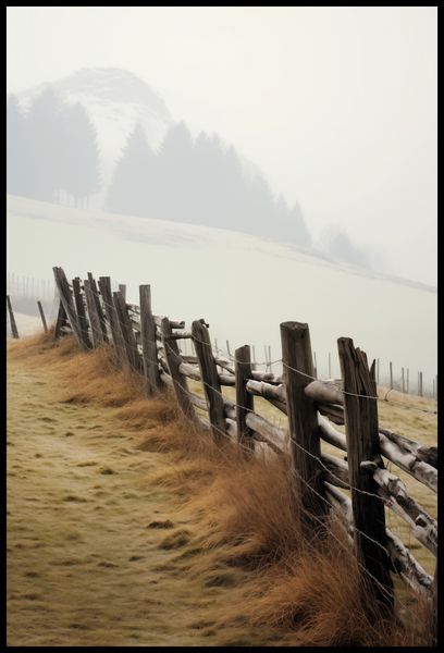 Plakat 68x101cm Spowity Mgłą zdjęcie 2