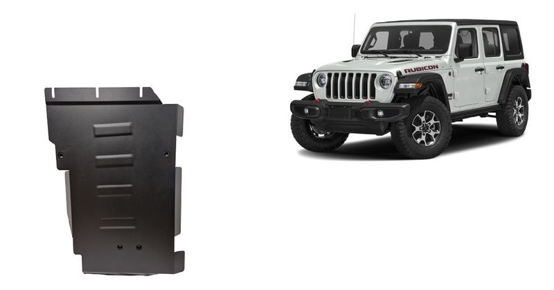 Stalowa osłona pod skrzynie biegów Jeep Wrangler JL 17-2023 zdjęcie 1