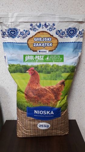 Pasza kura nioska TASOMIX Sypka 25 kg karma dla niosek WIEJSKI ZAKĄTEK na Arena.pl