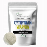 Cytrynian Wapnia 500g CZYSTY W PROSZKU WAPŃ CALCIUM NA MOCNE KOŚCI i ZĘBY