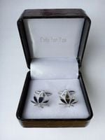 Spinki do mankietów koszul EXC Marihuana