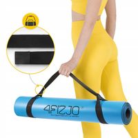 MATA DO JOGI ĆWICZEŃ GIMNASTYCZNA EKOLOGICZNA PROFESJONALNA GUMOWA KAUCZUK