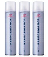 WELLA PERFORMANCE ULTRA HOLD HAIR LAKIER 3X500ML MOCNE UTRWALENIE ZESTAW