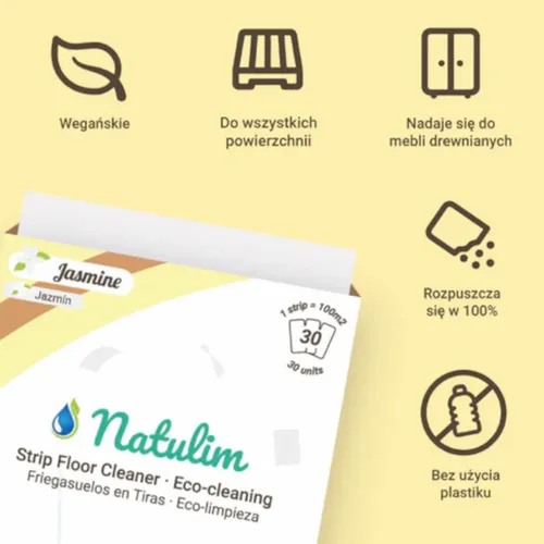Eko listki do mycia podłóg 30szt NATULIM na Arena.pl