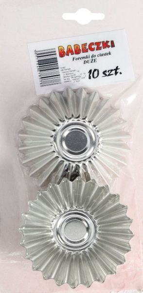 FOREMKI DO BABECZEK DUŻE PRACTIC 8 CM x 10 SZT zdjęcie 1