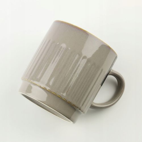 CERAMICZNY KUBEK NA KAWĘ HERBATĘ COFFE LATE ZDOBIONY 440 ML NA PREZENT na Arena.pl