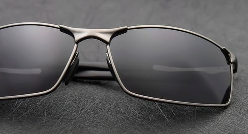 ALUMINIOWE MĘSKIE OKULARY POLARYZACYJNE CZARNE 559 na Arena.pl