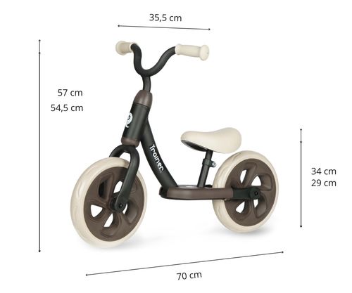 MILLY MALLY 5785 Qplay Rowerek biegowy Trainer black na Arena.pl