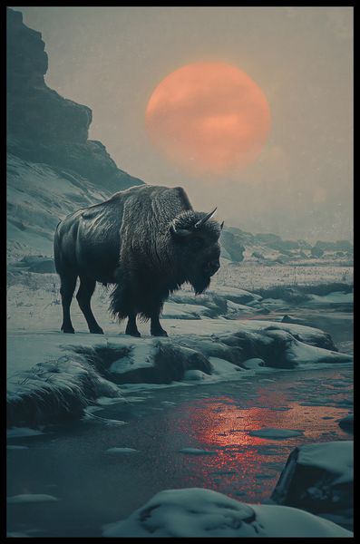 Plakat 53x81cm Żubrowy Monolit zdjęcie 2