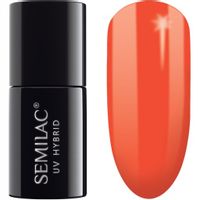 Semilac 518 Lakier hybrydowy SemiBeats by Margaret Neon Orange, 7ml