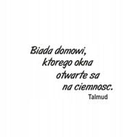 NAKLEJKA NAPIS CYTATY na ścianę samoprzylepne