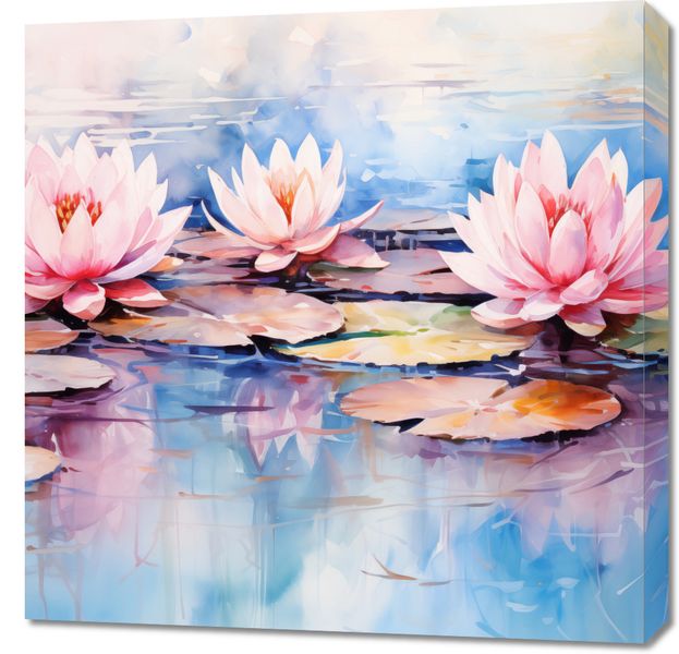 Obraz 70x70cm Spokojne Odbicia zdjęcie 1