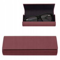 ETUI NA OKULARY na magnes korekcyjne Futerał Pokrowiec BORDOWE