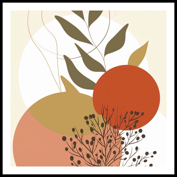 Plakat 60x60cm Impresja Jesieni zdjęcie 3