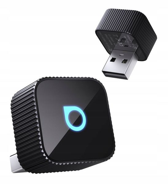 Adapter samochodowy Ottocast Mini Slim Cube do CarPlay Android Auto zdjęcie 1