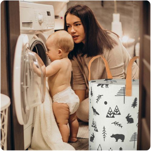 Kosz na zabawki Nukido - biały na Arena.pl