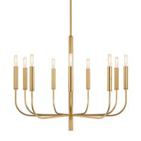 Wiszący żyrandol nad stół Brianna FE-BRIANNA9-BB Feiss mosiądz