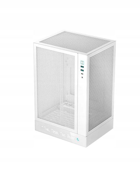 Obudowa do komputera DeepCool CH170 mini ITX Digital Biała zdjęcie 1