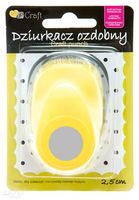 dziurkacz ozdobny 2,5cm koło 2 0716
