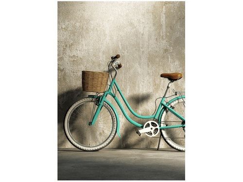 70X50CM OBRAZ ROWER RETRO ZIELONY KLASYK KOSZYKIEM ŚCIAN na Arena.pl