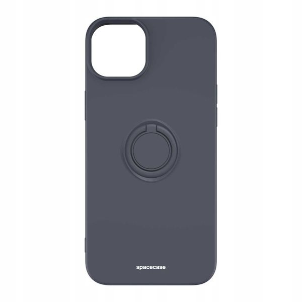 Spacecase Silicone Ring Iphone 15 Plus Black zdjęcie 5
