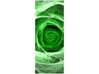 OBRAZ ZIELONA RÓŻA WE KTALACH KWIAT
