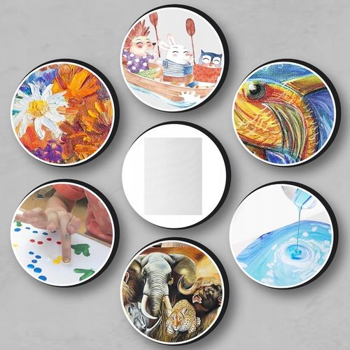 PŁÓTNO MALARSKIE DO MALOWANIA PODOBRAZIE BAWEŁNIANE 10szt 30x40 cm zestaw na Arena.pl