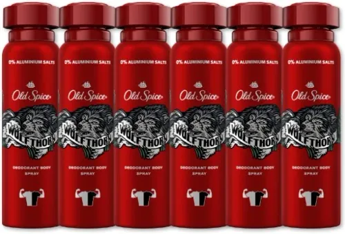 Old Spice Wolfthorn dezodorant deo spray 6 x 150ml na Arena.pl