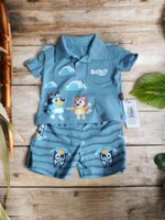 Zestaw Bluey polo niemowlęcy r.6-9 miesięcy
