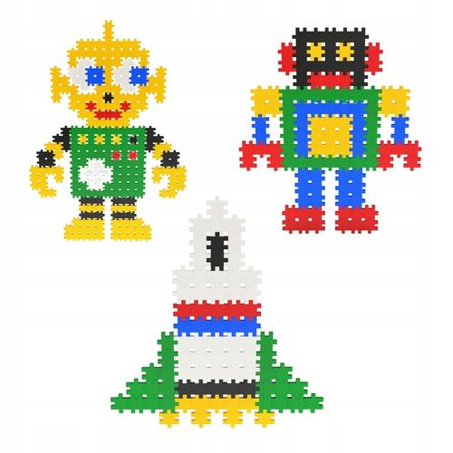 KLOCKI KONSTRUKCYJNE MINI WAFLE Meli Minis Pastel 1200 El PUZZLE MOZAIKA na Arena.pl