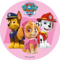 Opłatek na tort PAW Psi Patrol Pies Pieski Marshall Rubble Rocky Skye Zuma