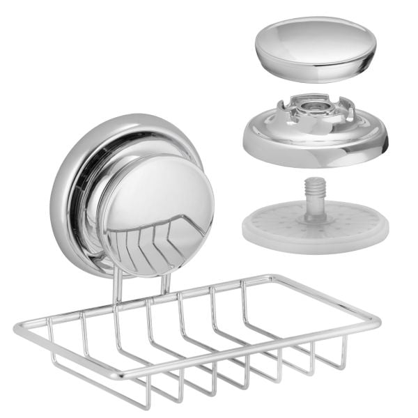 Mydelniczka łazienkowa ścienna na przyssawkę - Yoka zdjęcie 1