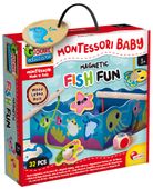 lisciani montessori wood baby fish fun 8354
