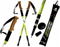 KIJE TREKKINGOWE składane TELESKOPOWE regulowane kijki NORDIC WALKING 2szt