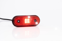Lampa obrysowa czerwona led 12V 24V tył tylna bus naczepa przyczepa FT20