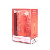 Zatyczka Analna B-Vibe Vibrating Snug Pomarańczowy
