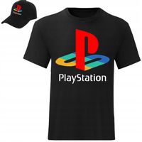 KOSZULKA MĘSKA PLAYSTATION PS ROZMIAR L + CZAPKA