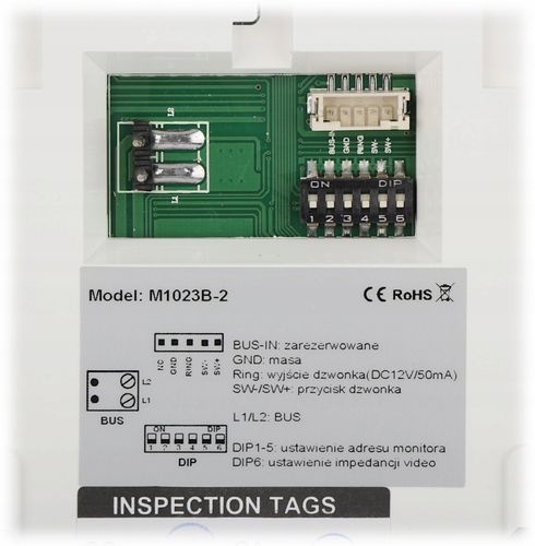 PANEL WEWNĘTRZNY M1023B-2 VIDOS na Arena.pl