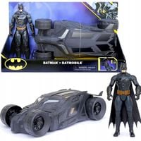 BATMAN POJAZD BATMOBIL MROCZNY RYCERZ FIGURKA RUCHOMA 30 CM DC COMICS